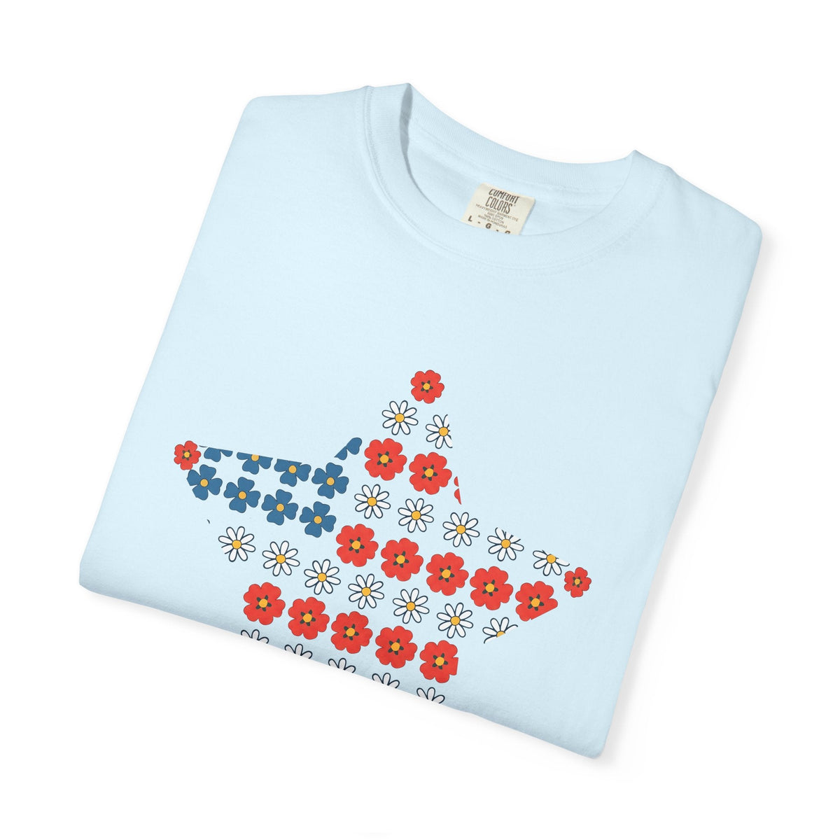 Floral Star Shirt 4th Of July Patriotic Unisex Gift Boho product image 8