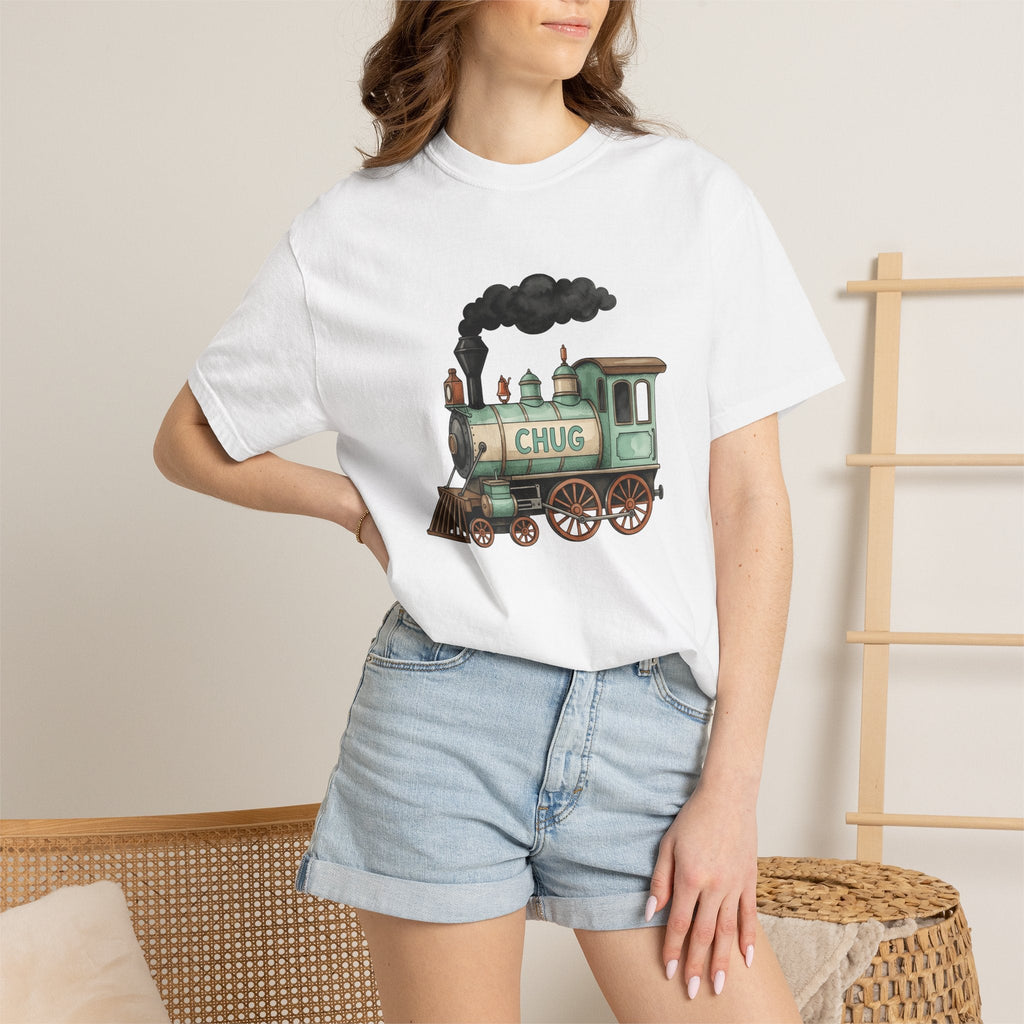 Steam Locomotive Shirt Trains Vehicles Unisex Gift Retro product image 6
