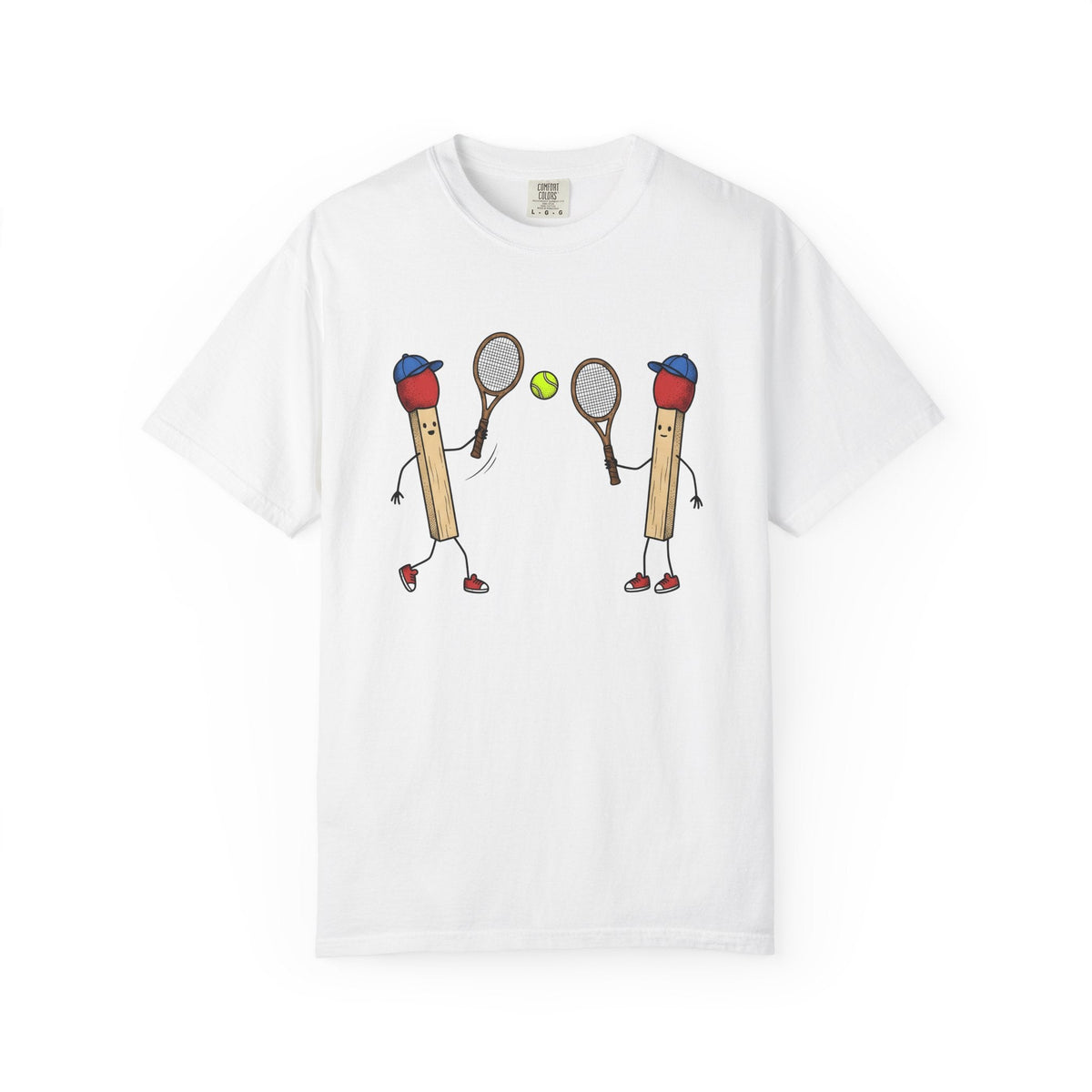 Matchstick People Shirt Sports Tennis Balls Gift Women product image 1