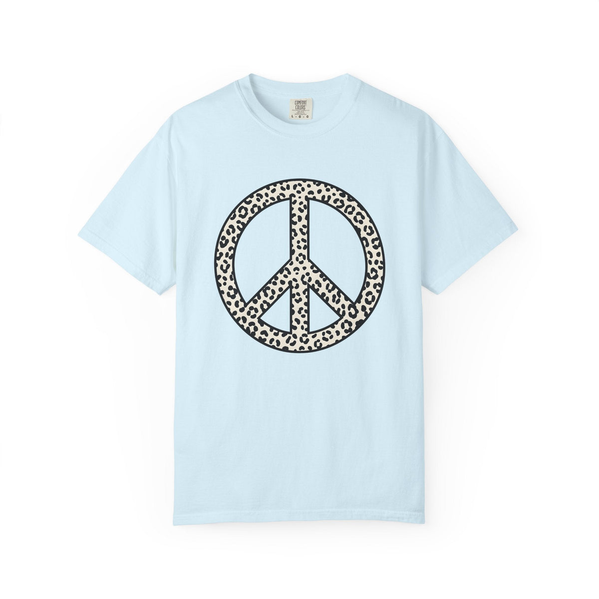 Wild Cat Peace Sign Shirt Animal Print Vintage Gift Women product image 2