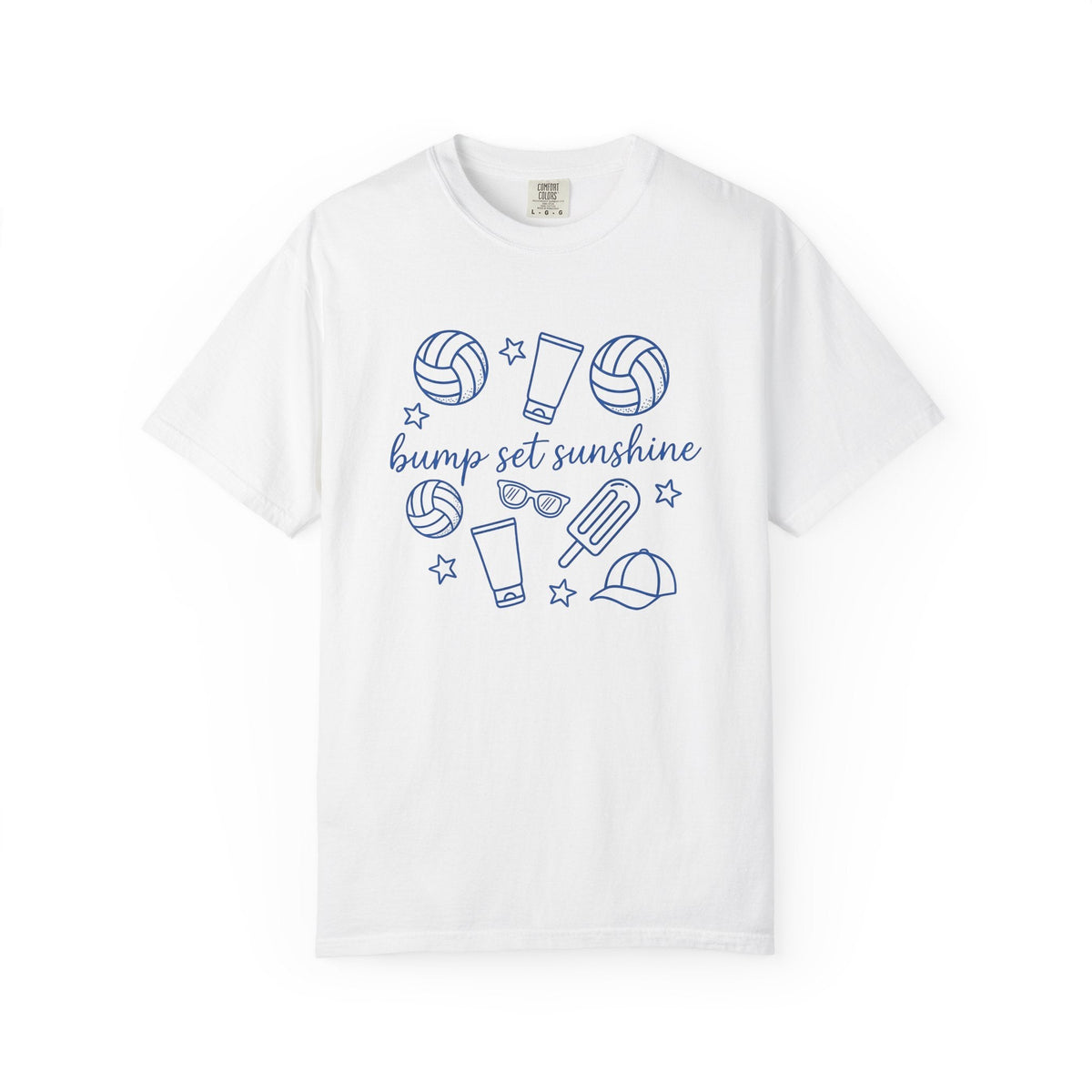 Volleyball Shirt Sports Vacation Unisex Gift Outline Tee product image 1