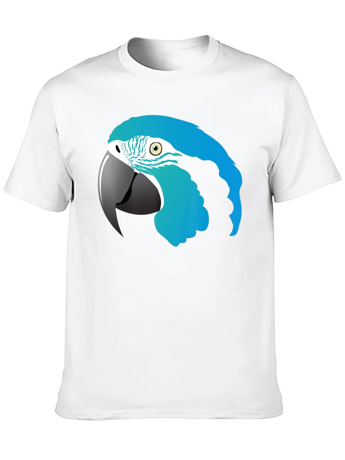 Blue Macaw Parrot Graphic T-Shirt product image 9