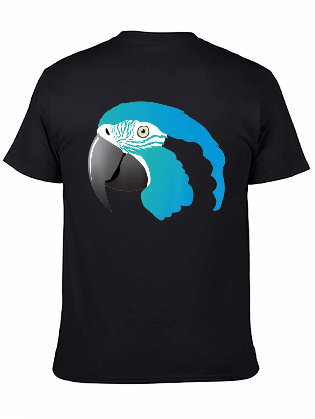 Blue Macaw Parrot Graphic T-Shirt product image 4