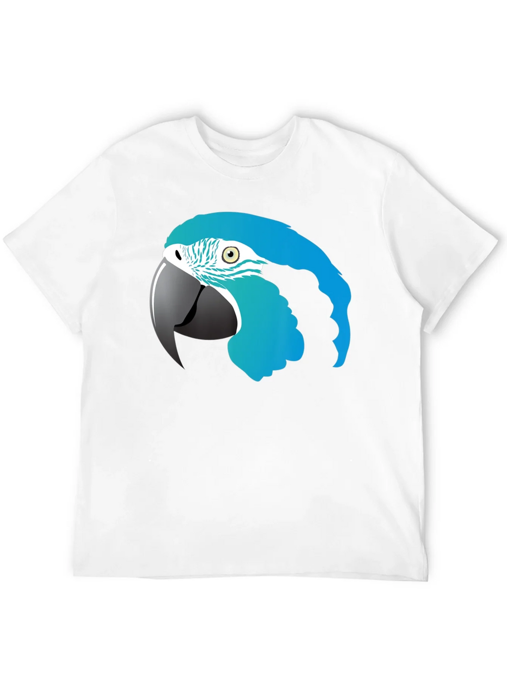 Blue Macaw Parrot Graphic T-Shirt product image 11
