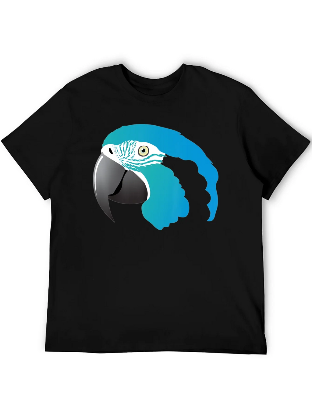 Blue Macaw Parrot Graphic T-Shirt product image 5