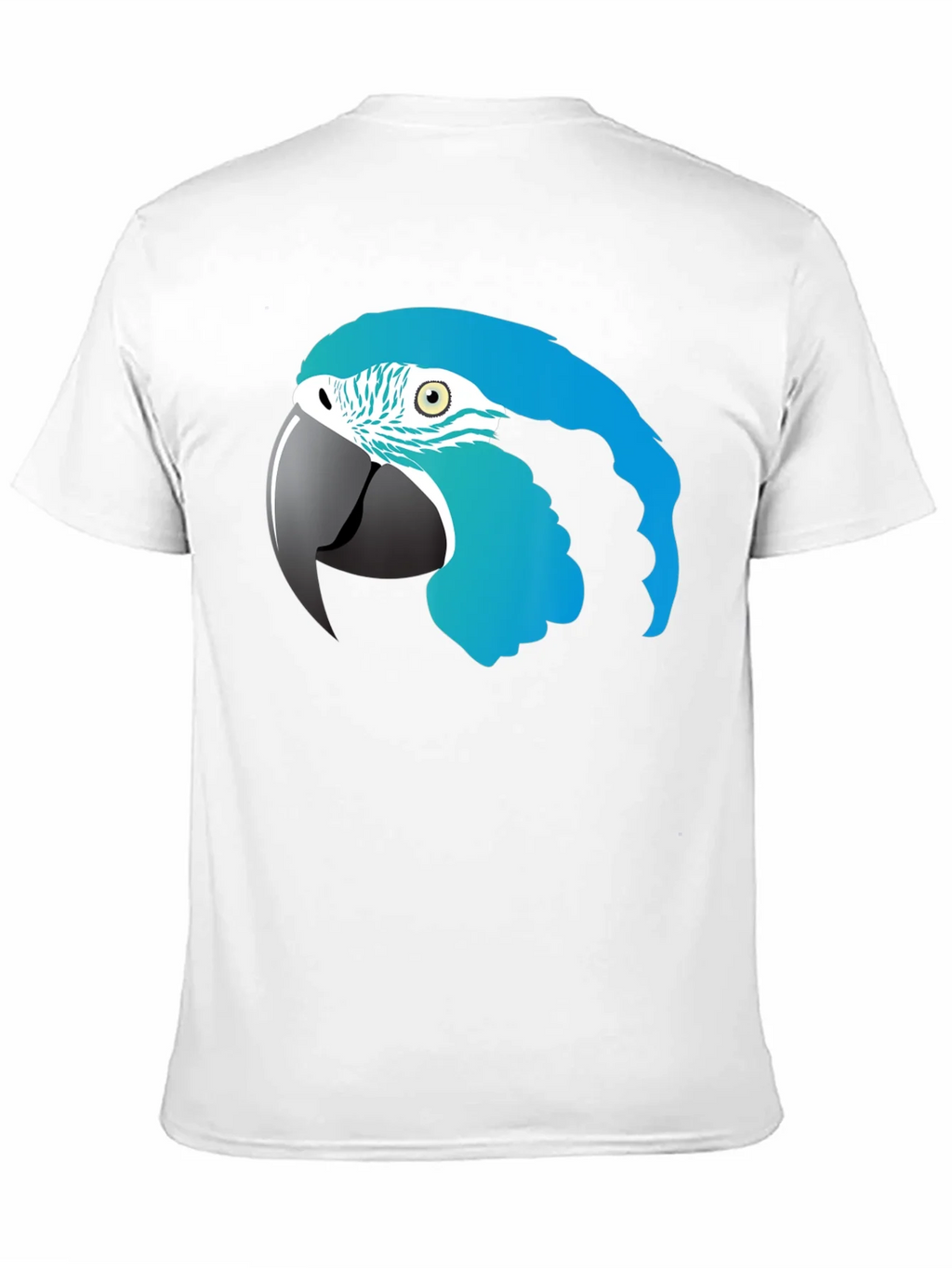 Blue Macaw Parrot Graphic T-Shirt product image 10