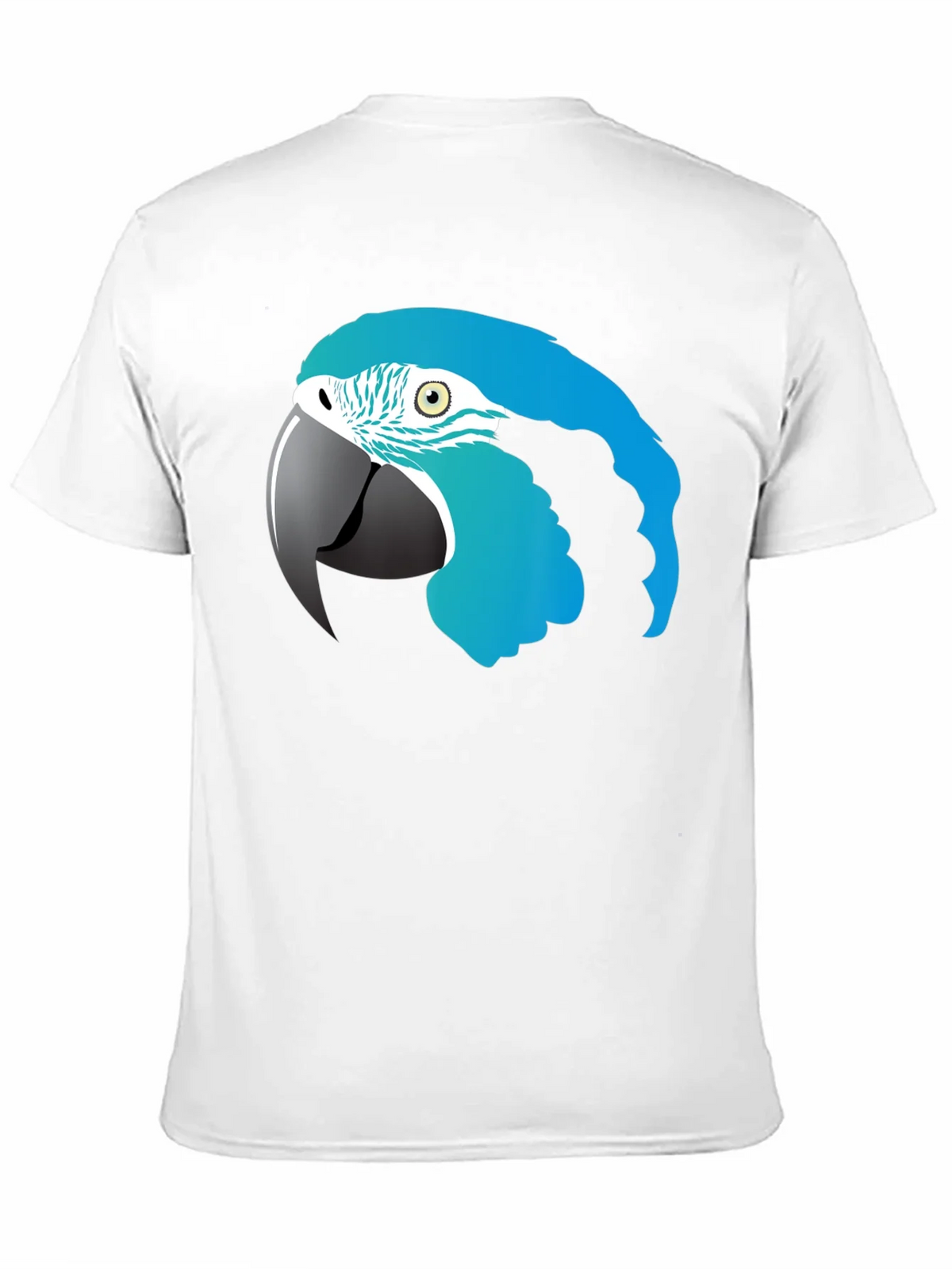 Blue Macaw Parrot Graphic T-Shirt product image 10