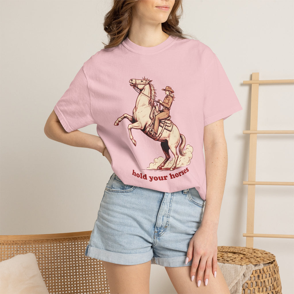 Cowgirl Horse Shirt Rodeo Gift for Women Hand Drawn Tee product image 12