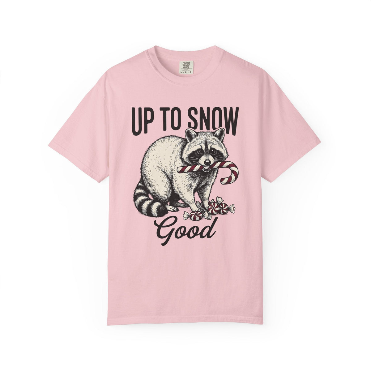 Raccoon Candy Cane Shirt Holiday Animal Unisex Gift Vintage product image 3