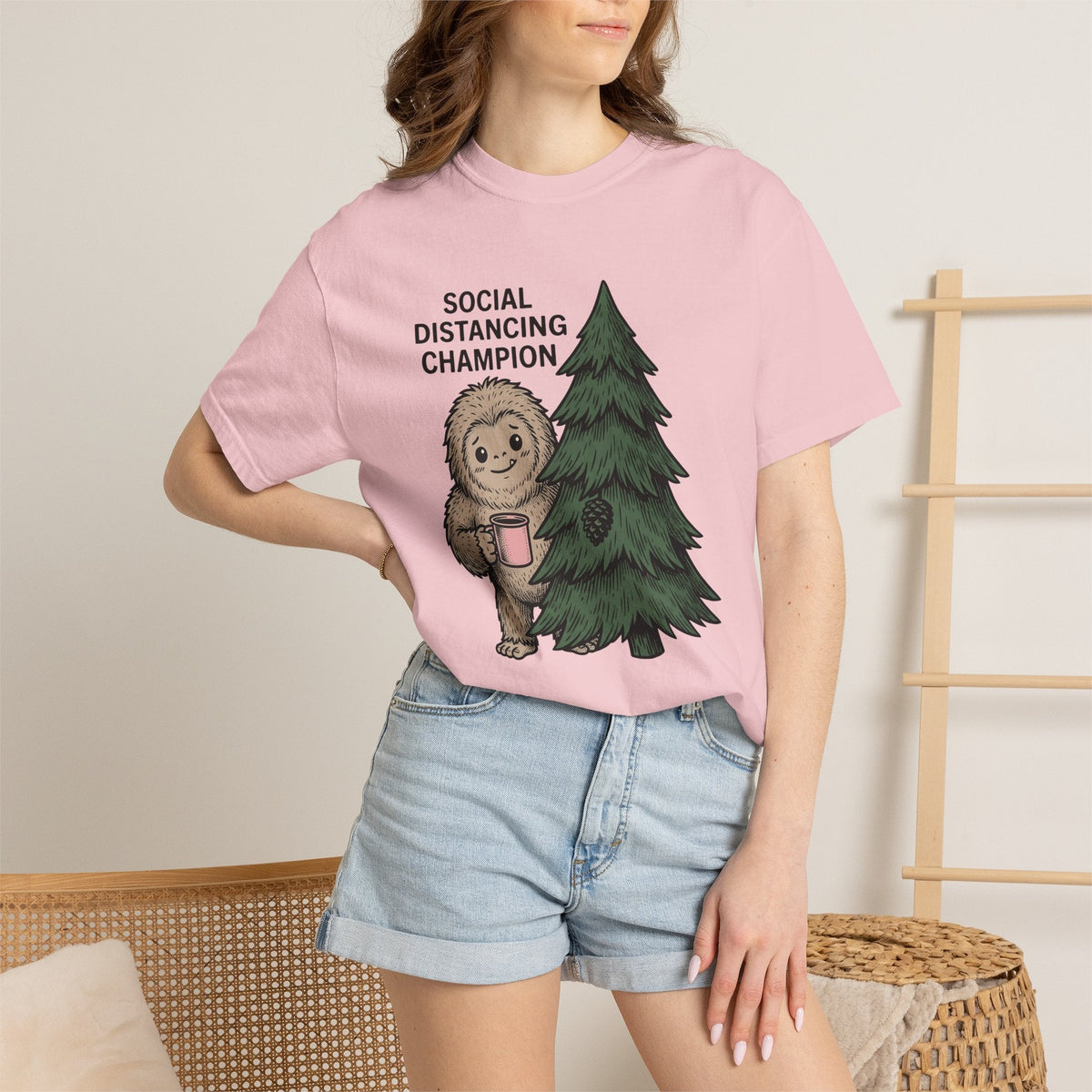 Sasquatch Coffee Shirt Funny Camping Unisex Gift Comic Tee product image 12