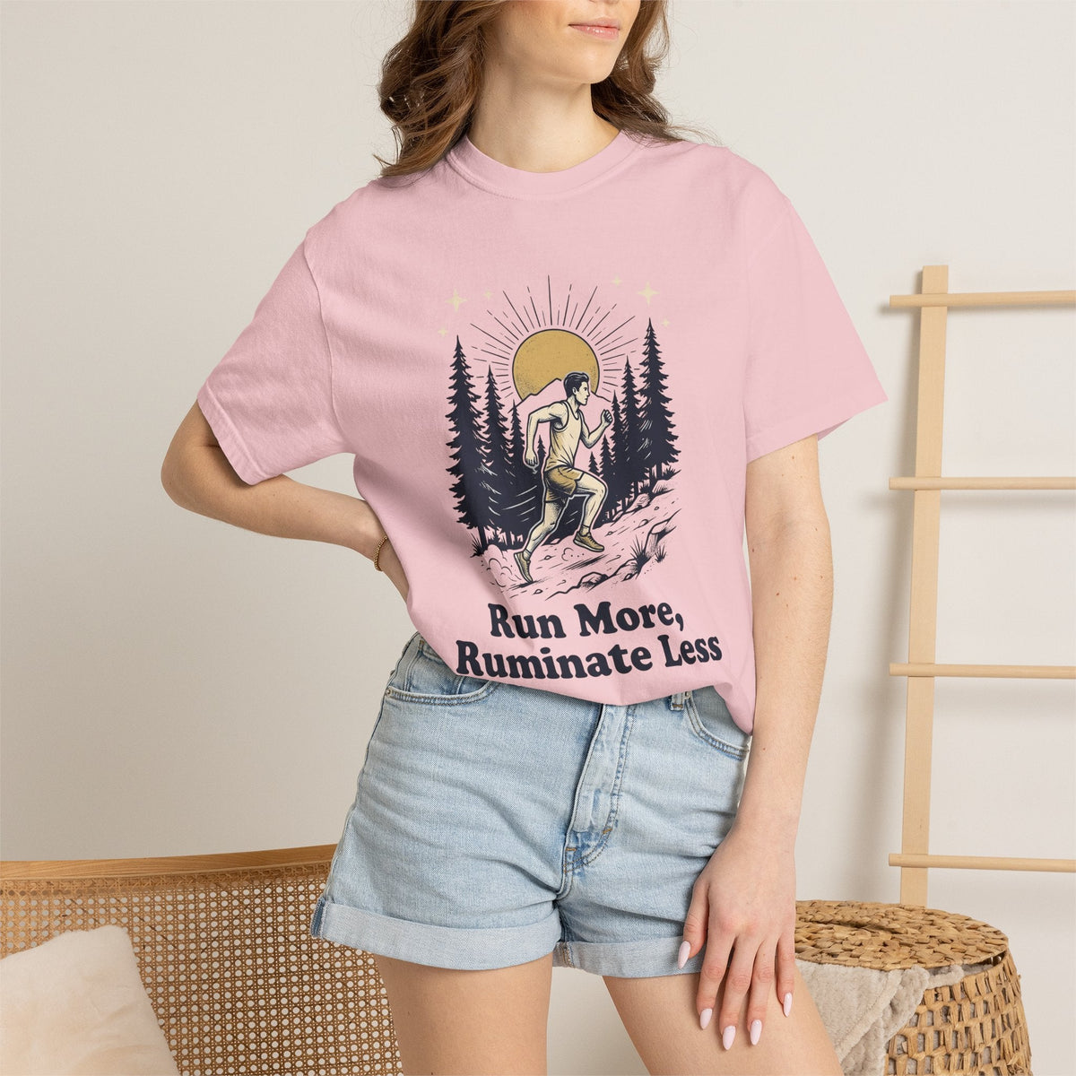 Trail Running Shirt Camping Unisex Gift Retro Tee product image 12