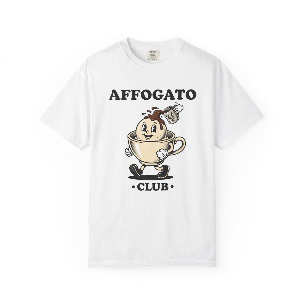 Coffee Ice Cream Cone Shirt Cuisine Unisex Gift Animated Tee product image 1