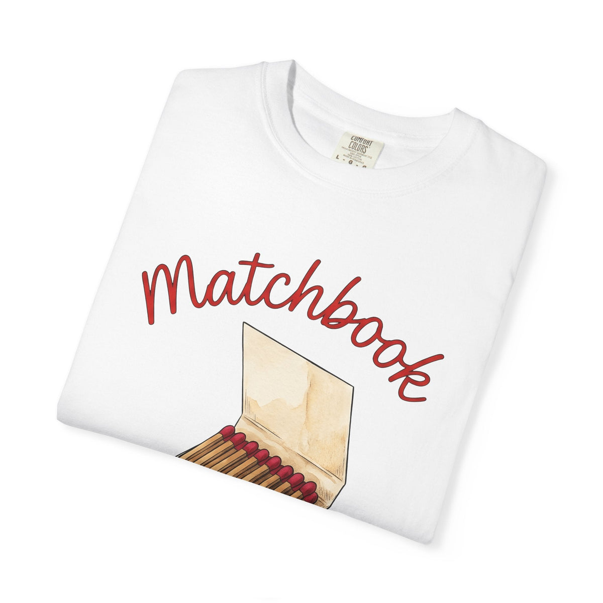 Matchbook Shirt Vintage Novelty Unisex Gift Sketch Tee product image 5