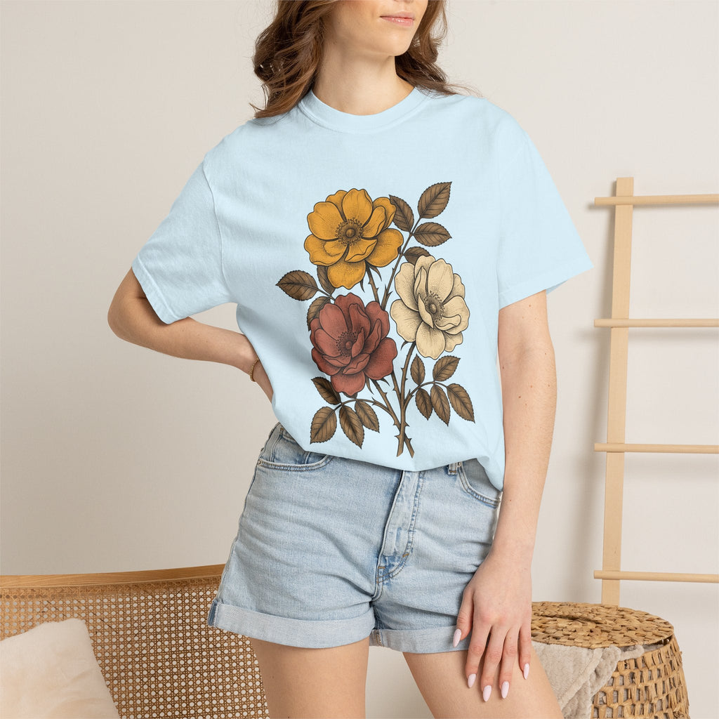 Antique Floral Arrangement Shirt Boho Chic Plants Unisex product image 9