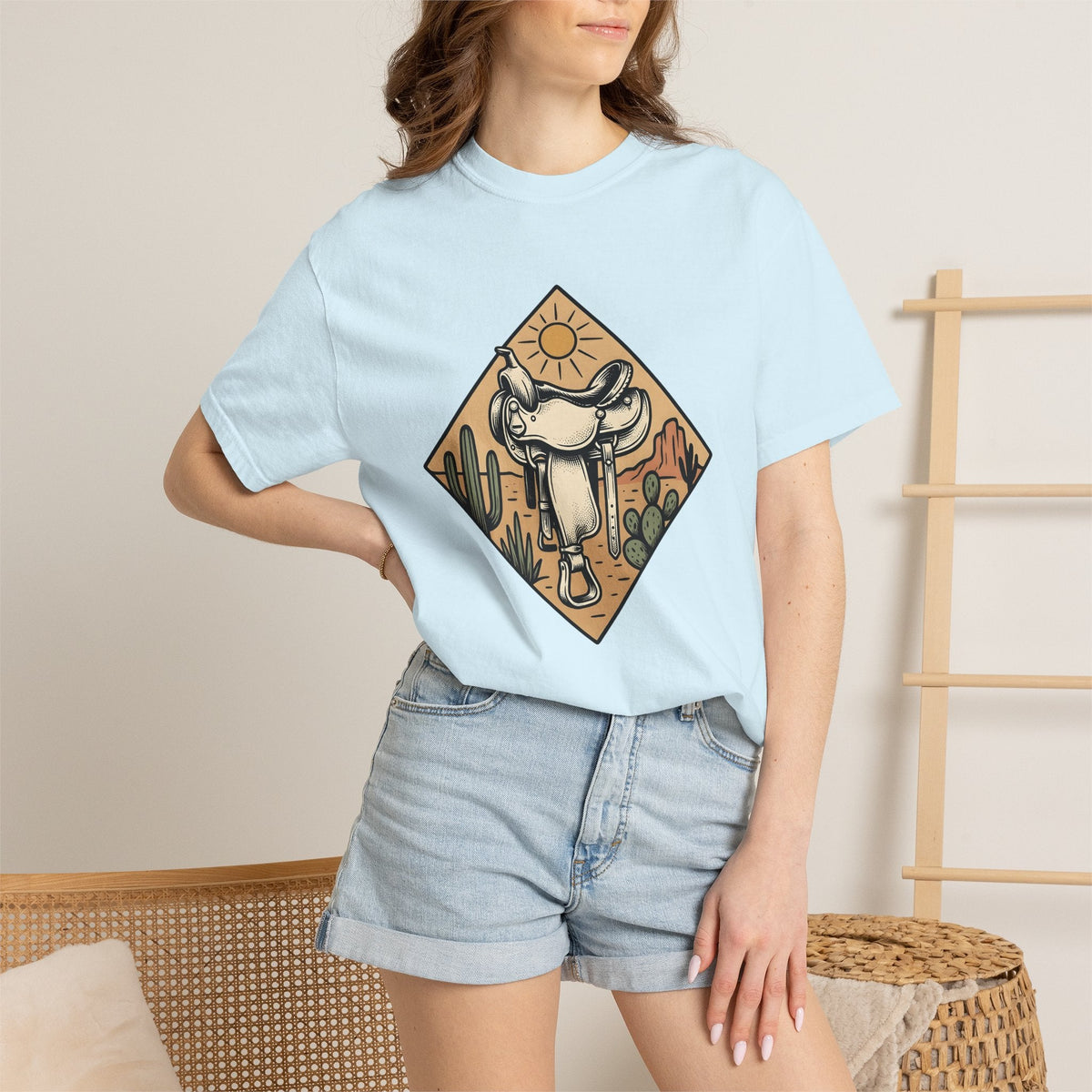 Leather Saddle Shirt Cowgirl Cowboy Gift Women Classic Tee product image 9