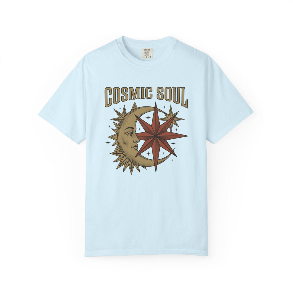 Moon Star Face Shirt Boho Chic Zodiac Unisex Gift Hand product image 2