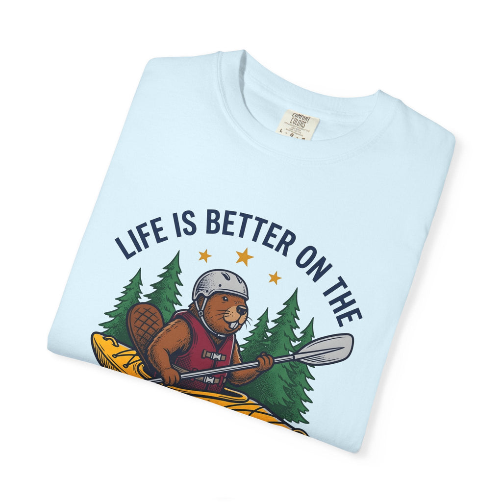 Beaver Kayak Shirt Kayaking Adventure Unisex Gift Vintage product image 8