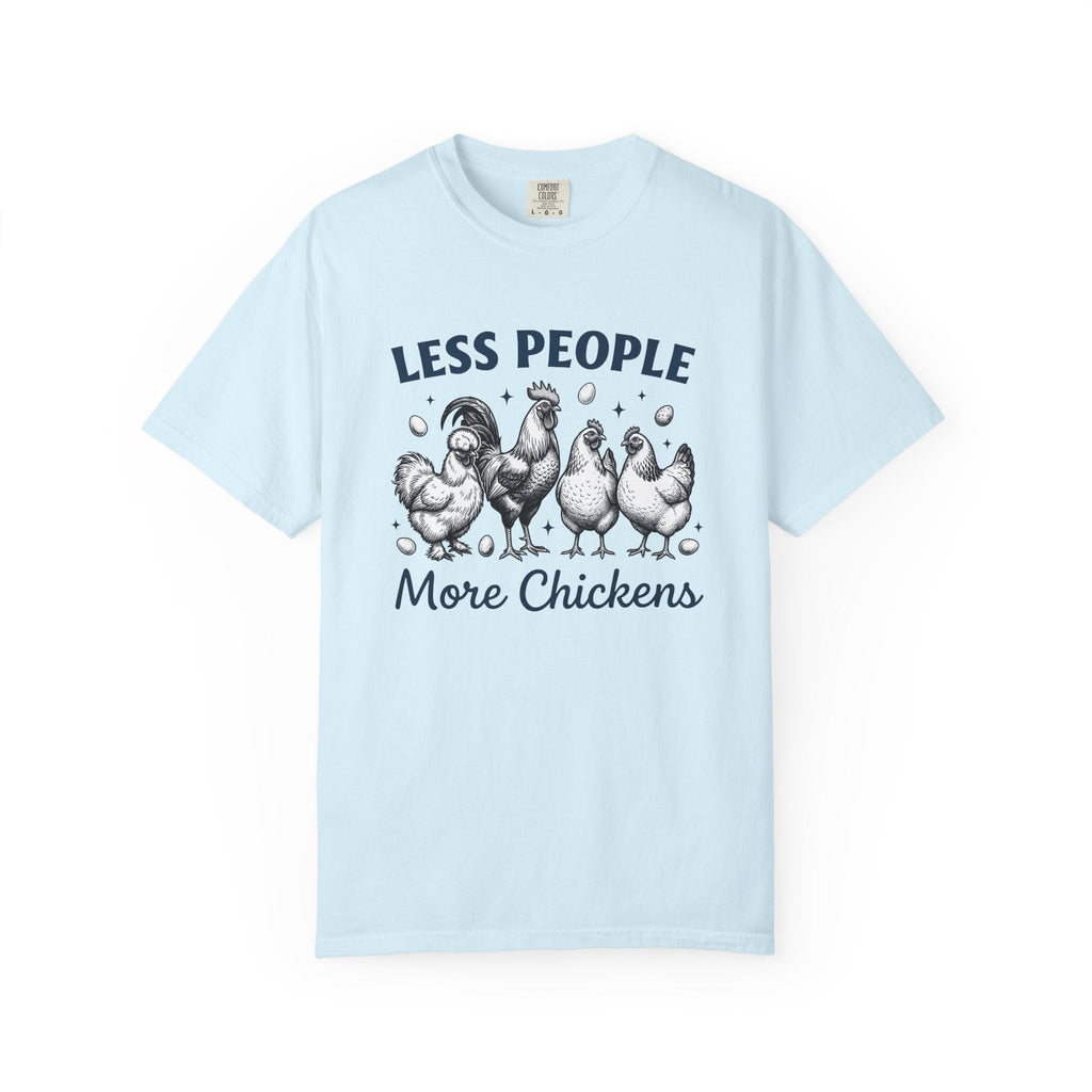 Chicken Group Shirt Farm Unisex Gift Hand Drawn Tee Flock product image 2