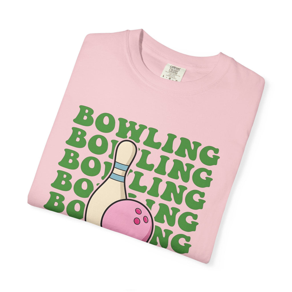 Bowling Ball Pin Shirt Athletics Unisex Gift Comic Tee product image 11