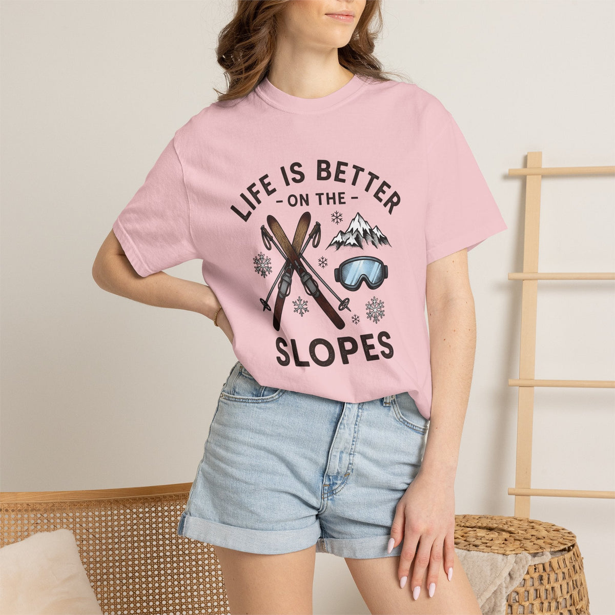 Snow Gear Shirt Skiing Frost Unisex Gift Aged Tee Winter product image 12