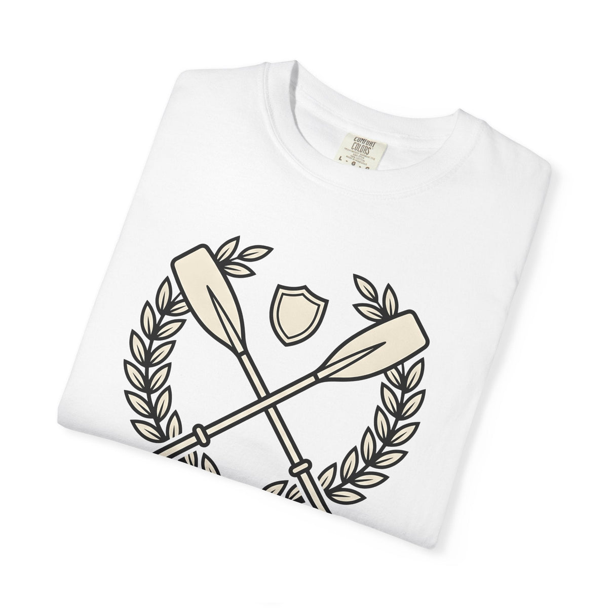 Crossed Paddles Shirt Rowing Squad Unisex Gift Line Art Tee product image 5