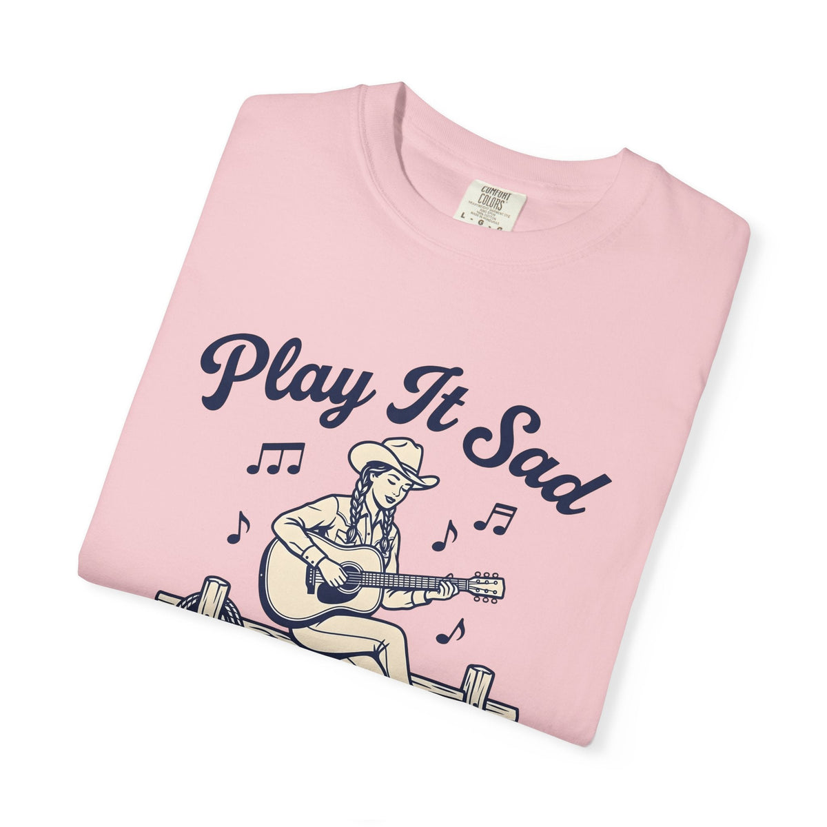 Cowgirl Guitar Shirt Rustic Gift for Women Line Drawing Tee product image 11