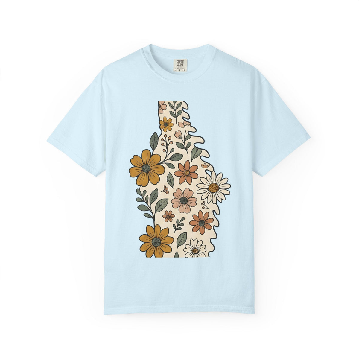 Bloom State Shape Shirt Boho Chic Wilderness Unisex Gift product image 2
