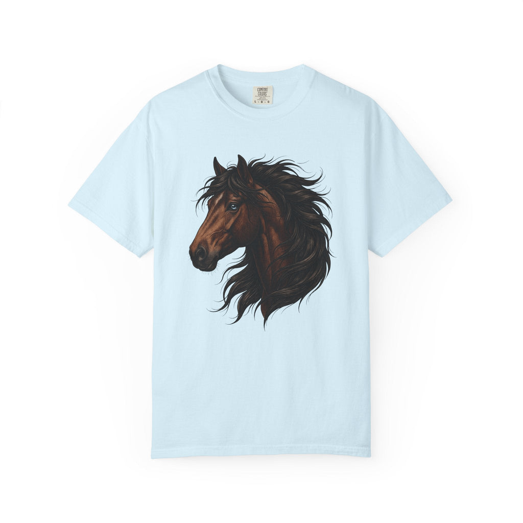 Horse Head Shirt Animals Horseback Unisex Gift Lifelike Tee product image 2