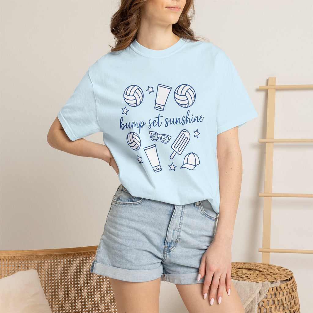 Volleyball Shirt Sports Vacation Unisex Gift Outline Tee product image 9