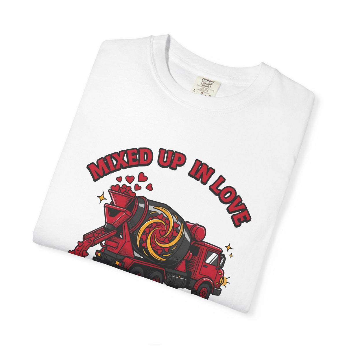 Concrete Truck Hearts Shirt St. Valentine's Day Satire product image 5