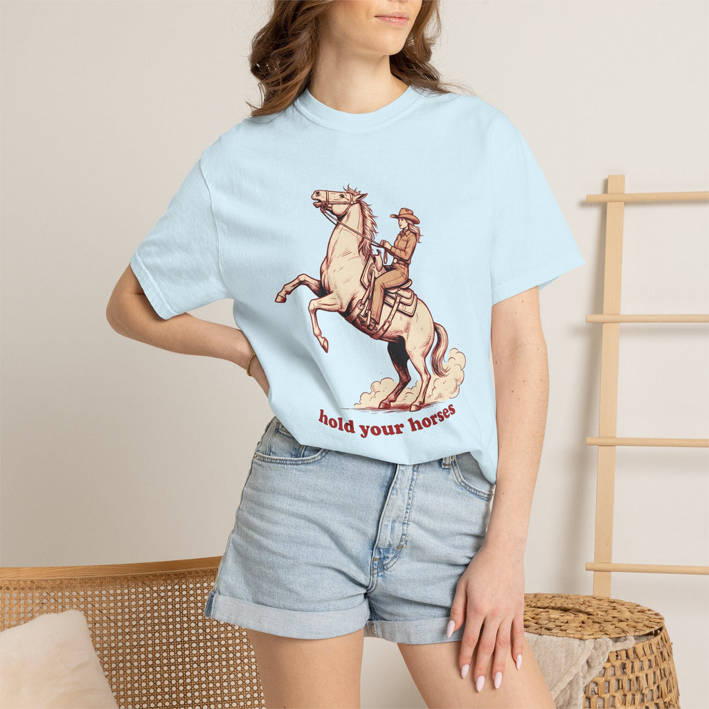 Cowgirl Horse Shirt Rodeo Gift for Women Hand Drawn Tee product image 9