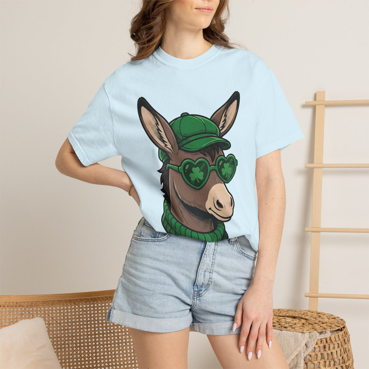 Burro Art Shirt St Patrick's Day Fauna Unisex Gift product image 9