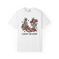 Horseshoe Floral Shirt Valentines Day Romance Unisex Gift product image 1