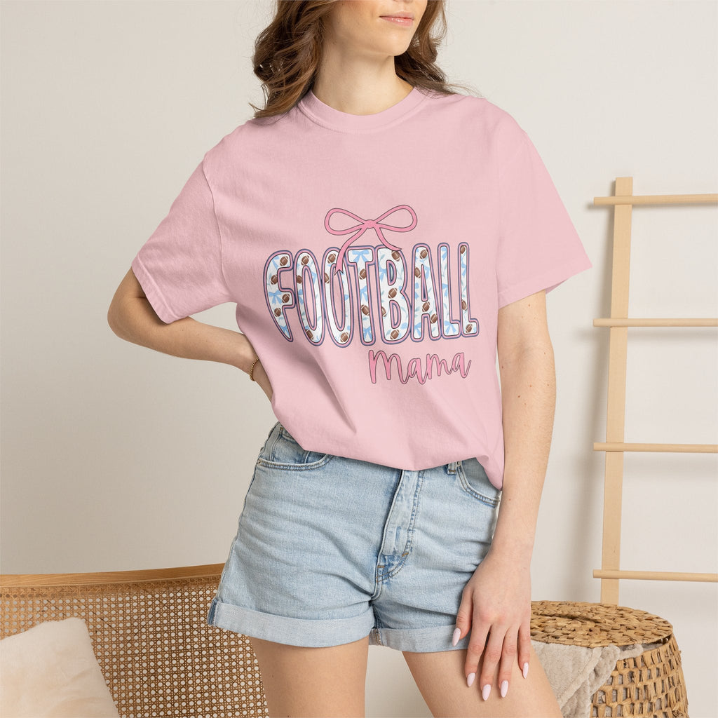 Football Motif Shirt Moms Recreation Gift Women Lively Tee product image 12