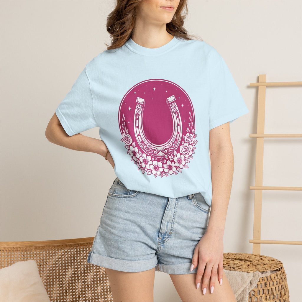 Floral Horseshoe Shirt Cowgirl Rodeo Gift for Women Hippie product image 9