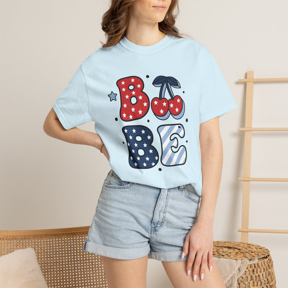 Cherry Star Graphic Shirt 4th Of July Patriotic Unisex Gift product image 9