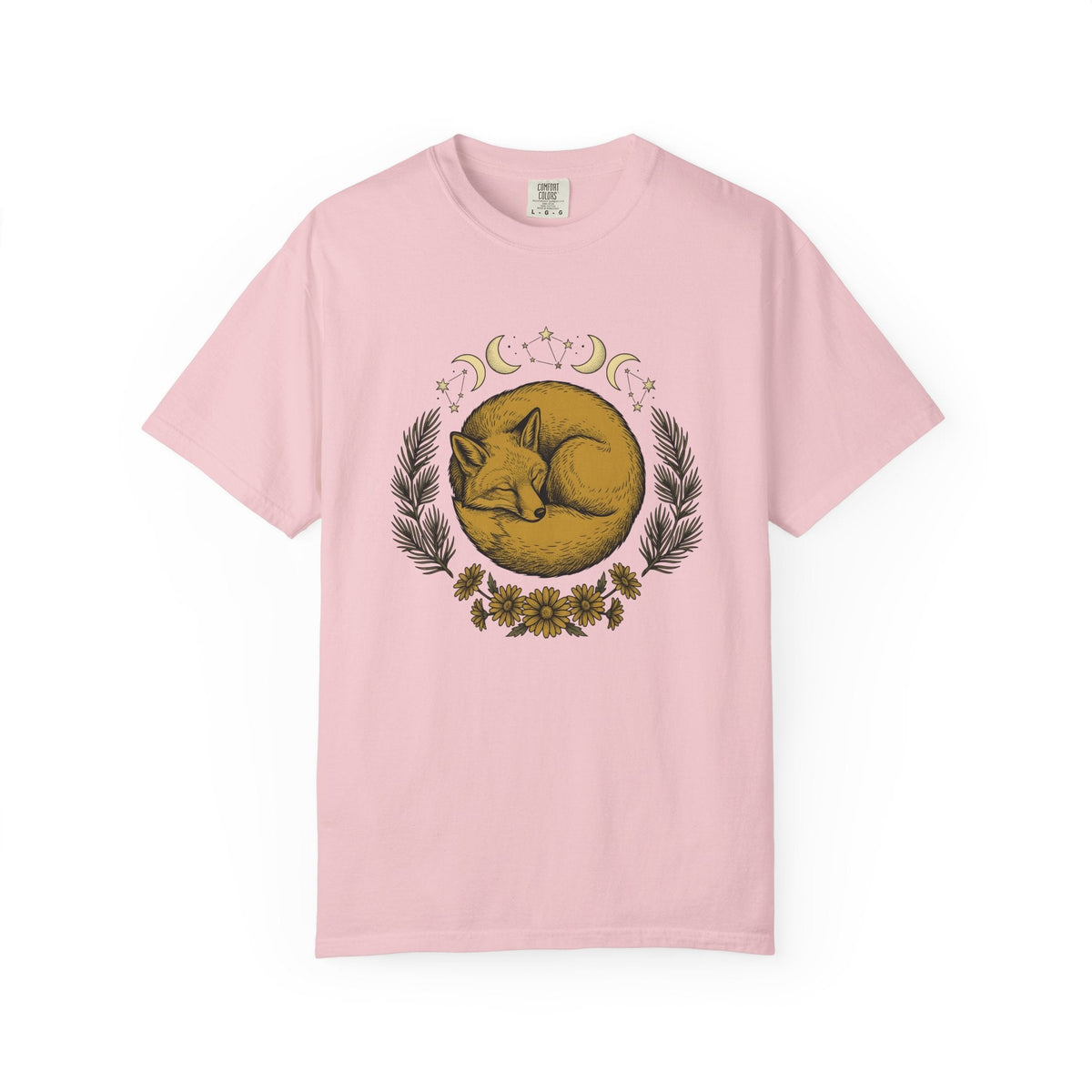 Curled Fox Shirt Boho Chic Outdoors Unisex Gift Tribal Tee product image 3