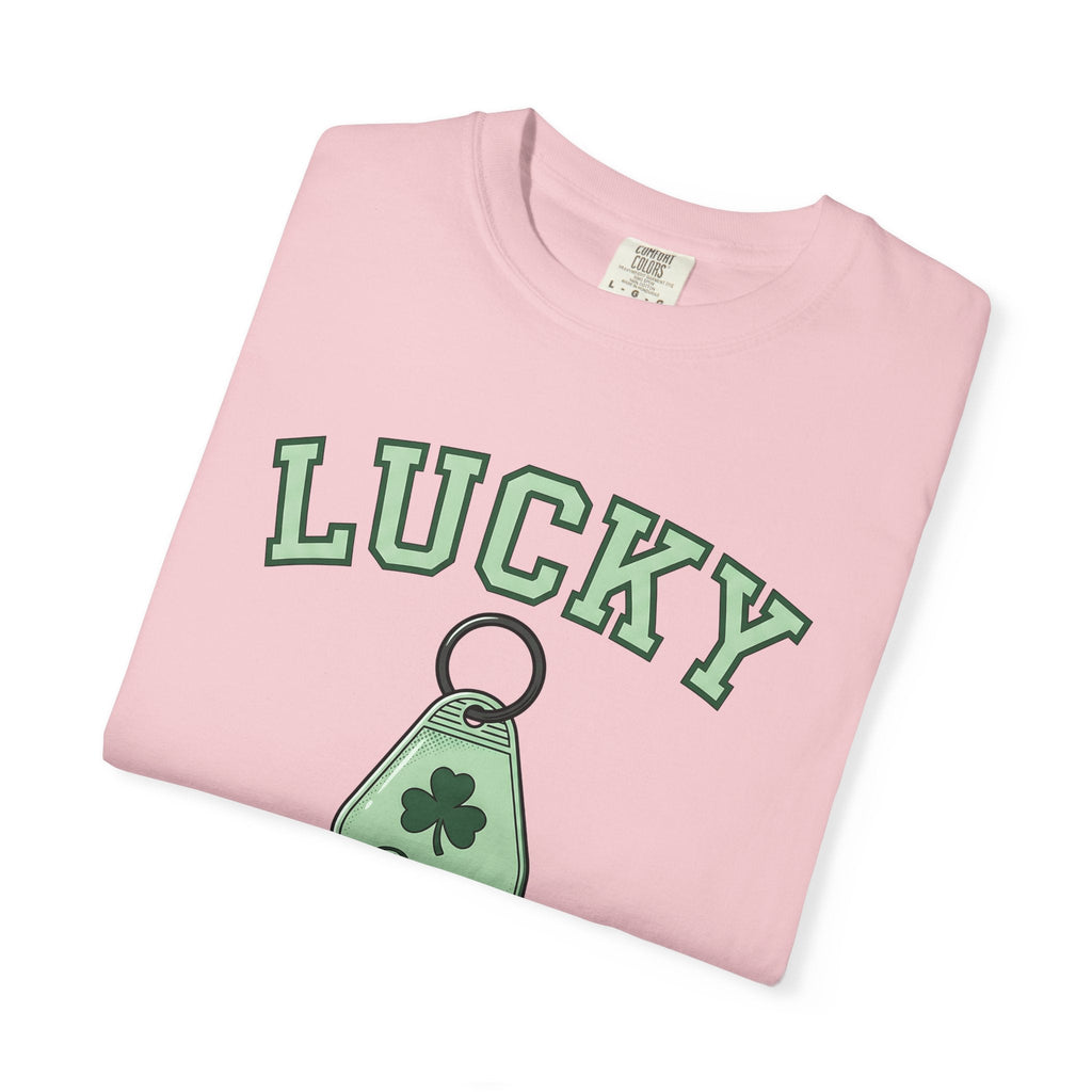 Shamrock Keychain Shirt St Patrick's Day Luck Unisex Gift Bold Graphic Tee