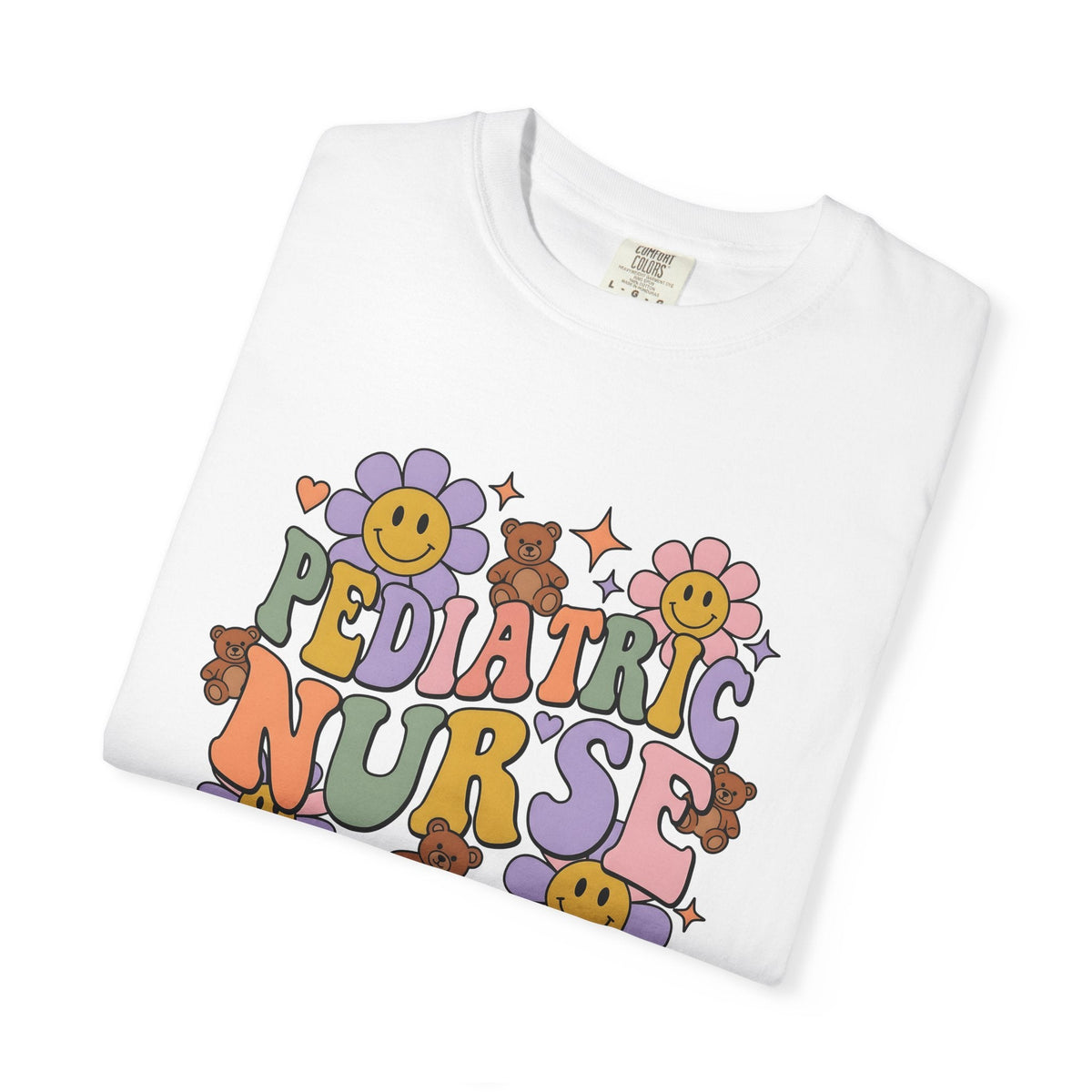 Teddy Bears Blossoms Shirt Nurses Blooms Unisex Gift product image 5