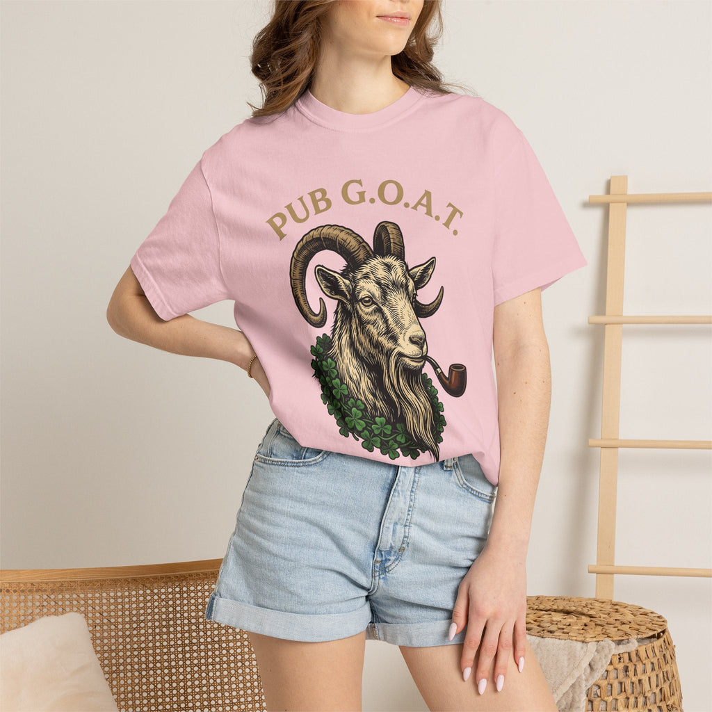 Goat Smoking Cigar Shirt St Patrick's Day Tavern Unisex product image 12