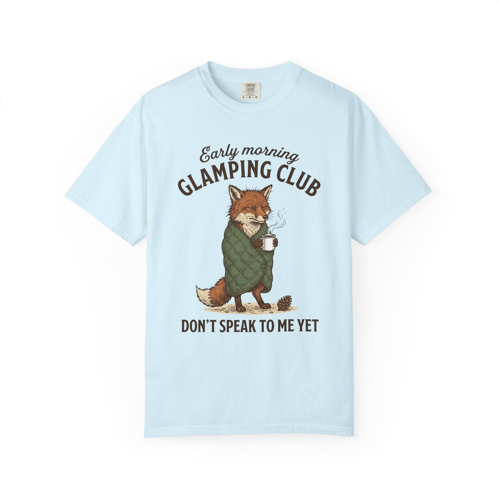 Fox Coffee Shirt Camping Animal Unisex Gift Hand Drawn Tee product image 2