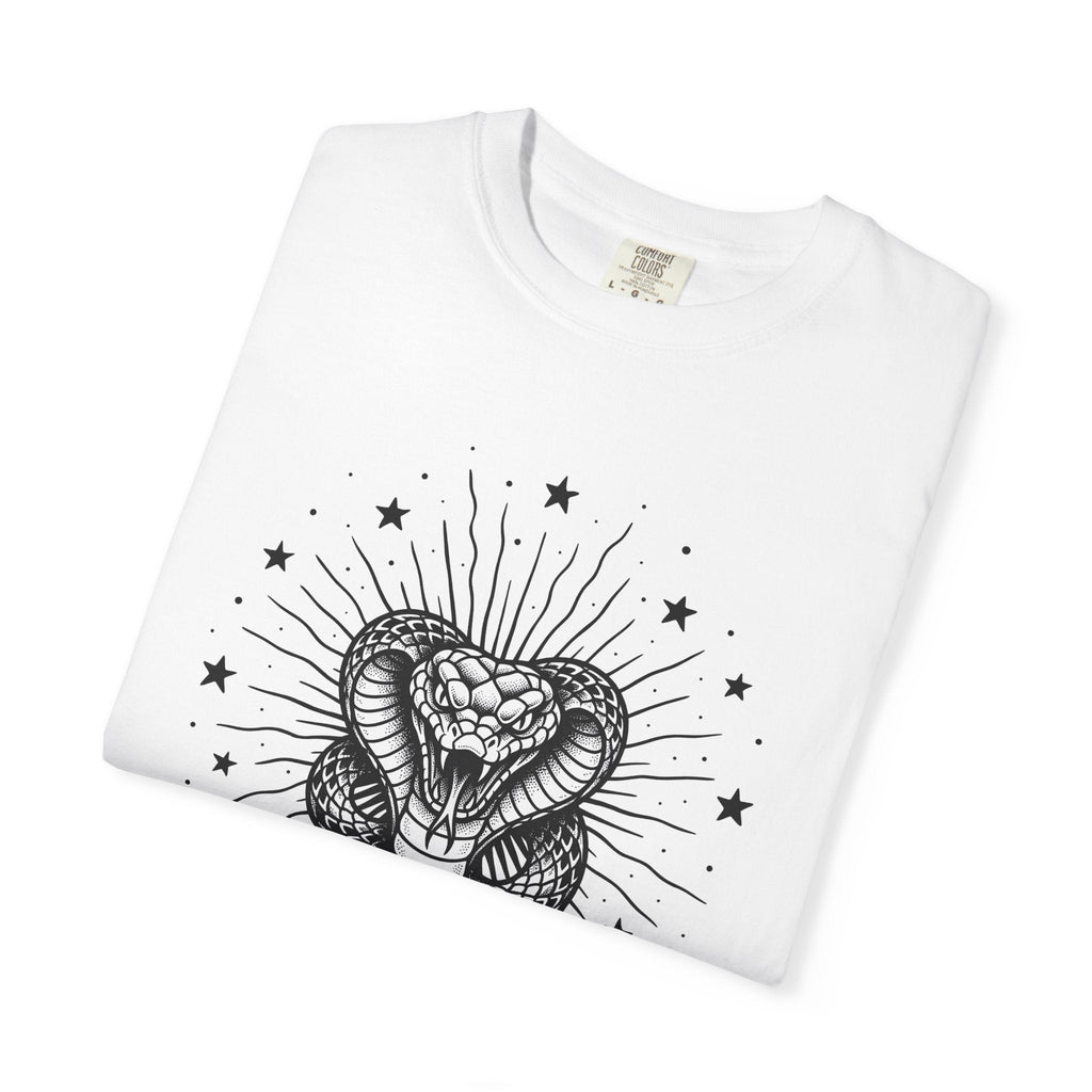 Serpent Art Shirt Boho Chic Zodiac Unisex Gift Line Tee product image 5