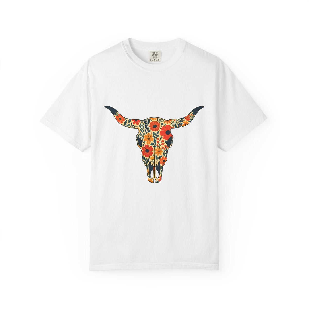 Steer Skull Shirt Cowgirl Ranch Gift for Women Southwestern product image 1