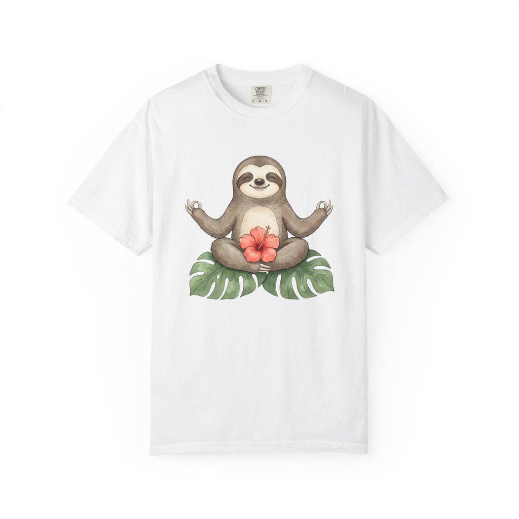Sloth Yoga Shirt Animal Unisex Gift Whimsical Tee Slow product image 1
