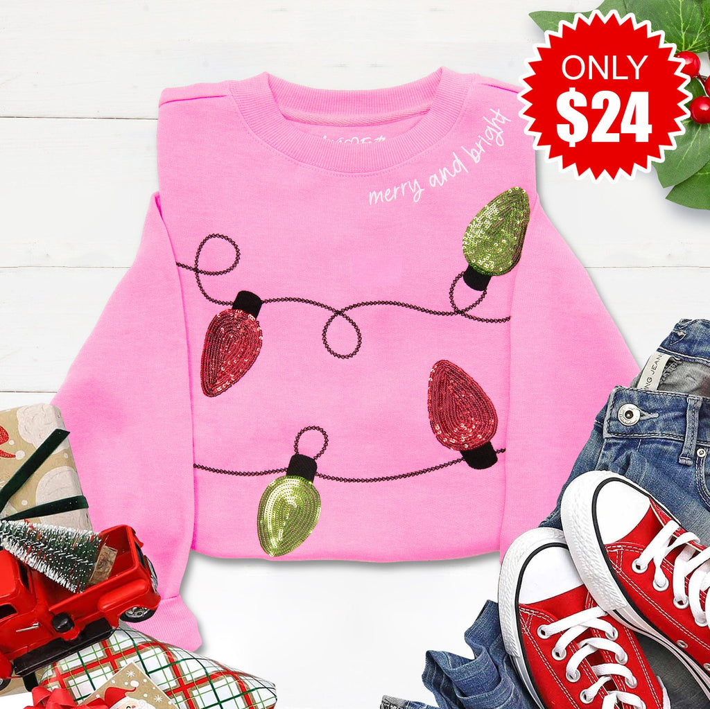 Embellished Merry and Bright Sweatshirt - 24 product image 1
