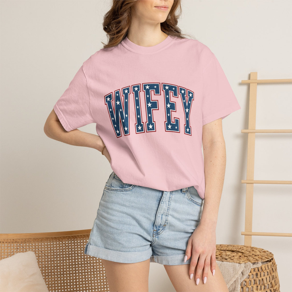 Star Pattern Text Shirt 4th Of July Wedding Gift for Women product image 12