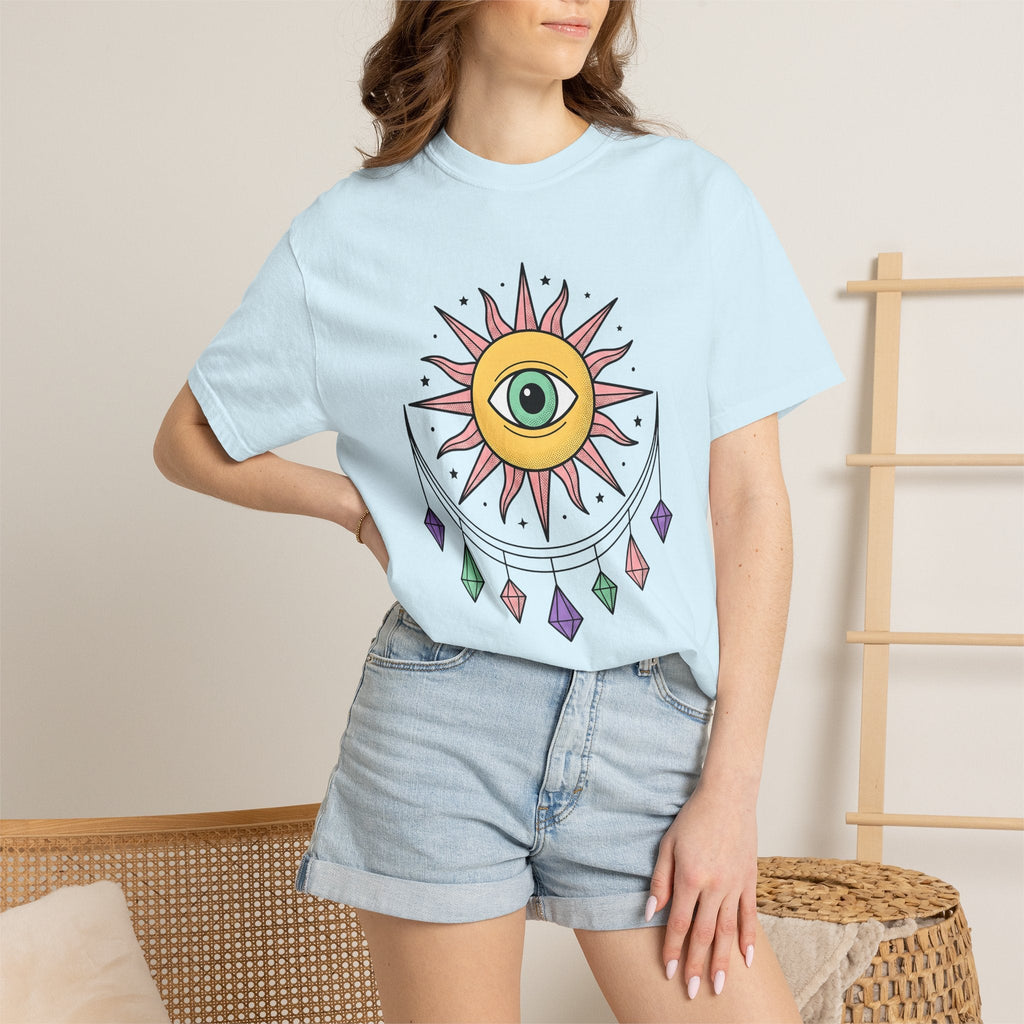 Sun Eye Shirt Boho Chic Metaphysical Unisex Gift Spiritual product image 9