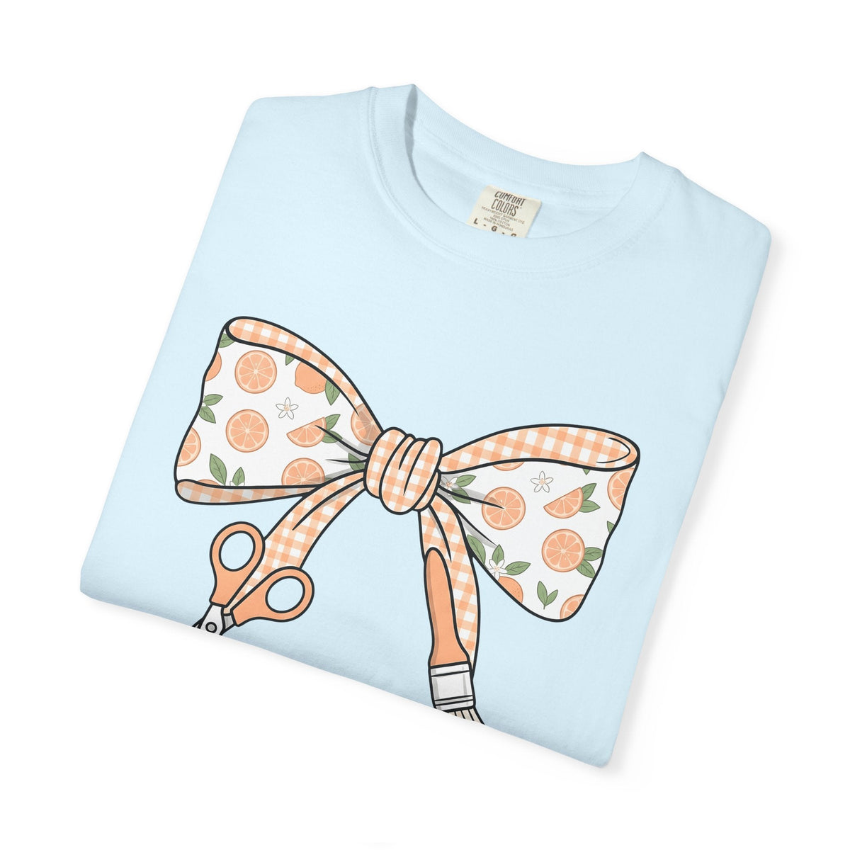 Bow Shears Paint Brush Shirt Teachers Crafting Unisex Gift product image 8