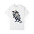 Armadillo Cowboy Hat Shirt Cowgirl Creatures Gift for Women Farmhouse Tee Cowboy