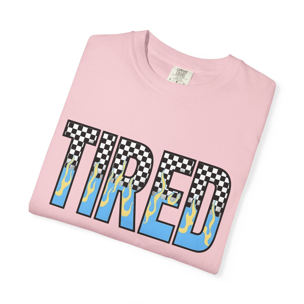 Checkered Fire Lettering Shirt Moms Comedy Gift for Women product image 11